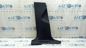Lower left center pillar trim for Audi Q5 8R 09-17, black, scratches