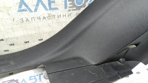 Inner rear right door sill trim for Audi Q5 8R 09-17, black, scratches, worn