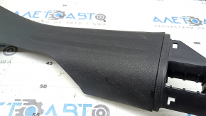 Inner rear left door sill trim for Audi Q5 8R 09-17, black, scratches, worn