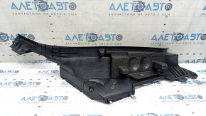 Inner rear left door sill trim for Audi Q5 8R 09-17, black, scratches, worn