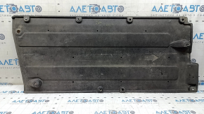 Left underbody protection for Hyundai Elantra AD 17-20 2.0 is worn, fasteners are torn