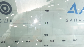 Rear left door glass of Audi Q5 8R 09-17, scratches, glued