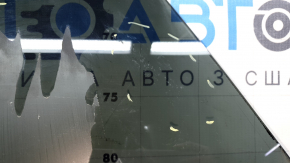 Rear left door glass of Audi Q5 8R 09-17, scratches, glued