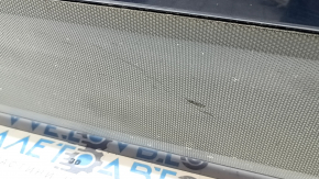 Front right door assembly for a Porsche Macan 15-26 keyless, blue M5X, scuff marks, scratches on the lower trim, spider web marks on the trim