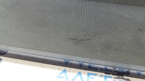 Front right door assembly for a Porsche Macan 15-26 keyless, blue M5X, scuff marks, scratches on the lower trim, spider web marks on the trim