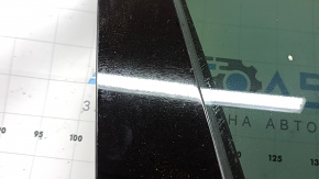 Front right door assembly for a Porsche Macan 15-26 keyless, blue M5X, scuff marks, scratches on the lower trim, spider web marks on the trim