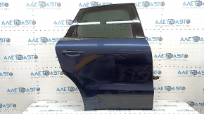 Complete rear right door for a Porsche Macan 15-18 keyless, tinted, blue M5X, bumpers, cobweb on the trims