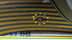 Complete rear right door for a Porsche Macan 15-18 keyless, tinted, blue M5X, bumpers, cobweb on the trims
