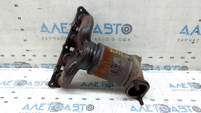 Exhaust manifold with catalytic converter for Hyundai Elantra AD 20-20 2.0 automatic transmission, rusty