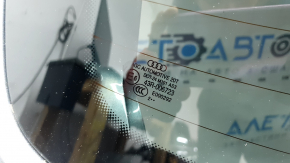 Bare trunk door with glass Audi Q5 8R 09-17 graphite LZ7L scratches on the glass