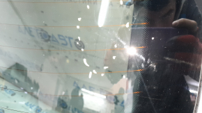 Bare trunk door with glass Audi Q5 8R 09-17 graphite LZ7L scratches on the glass
