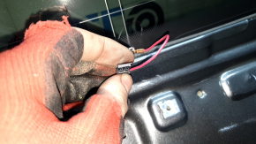 Bare trunk door with glass Audi Q5 8R 09-17 graphite LZ7L scratches on the glass