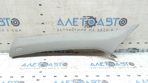 Left front pillar trim for Audi Q5 8R 13-17, gray, needs cleaning, scratches