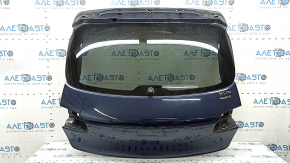Naked tailgate with glass for Porsche Macan 15-18, aluminum, tinted, blue M5J, with opening button
