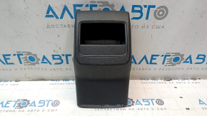 Rear center console trim for VW Passat b7 12-15 USA, black, scratches