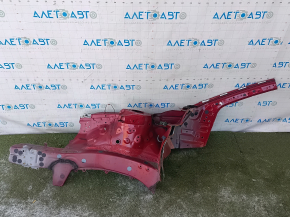 Front right quarter Lexus ES300h ES350 13-18 sawed off, with central pillar, red, painted