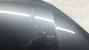 Bare hood for Audi Q5 8R 13-17 rest, graphite LZ7L, aluminum, bumpers