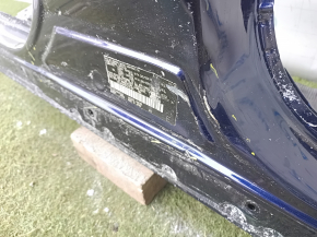 The left central pillar of the Toyota Venza 21-24 is dented on the body.