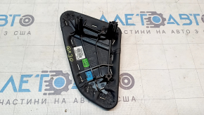 Front left center console trim for Infiniti QX30 17-19, leather, black
