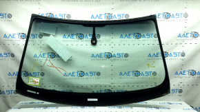 Audi Q5 8R 13-17 windshield, rain sensor rest, sand, scratches