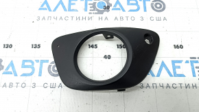 Left fog light frame for Porsche Macan 15-18 under parking sensors, texture, sand, broken parking sensor mounts