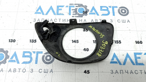 Left fog light frame for Porsche Macan 15-18 under parking sensors, texture, sand, broken parking sensor mounts