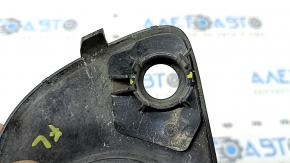 Left fog light frame for Porsche Macan 15-18 under parking sensors, texture, sand, broken parking sensor mounts