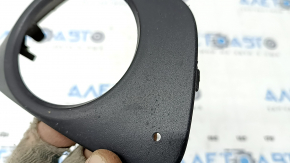 Left fog light frame for Porsche Macan 15-18 under parking sensors, texture, sand, broken parking sensor mounts