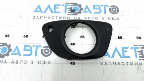 Right fog light frame for Porsche Macan 15-18 under parking sensors, texture, sand, broken parking sensor mounts