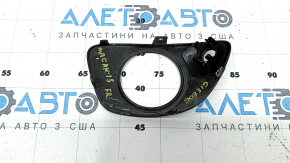 Right fog light frame for Porsche Macan 15-18 under parking sensors, texture, sand, broken parking sensor mounts