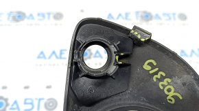 Right fog light frame for Porsche Macan 15-18 under parking sensors, texture, sand, broken parking sensor mounts