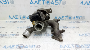 Turbocharger complete with manifold Hyundai Tucson 16-18 1.6T 911, with tubes, play, broken stud, rusted bolt, crack in manifold