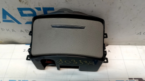 Cadillac CTS 14 center console pocket box - leather, black, scratches