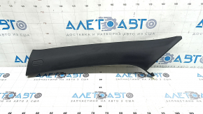 Left front pillar trim for Porsche Macan 15-21, black fabric, worn, torn