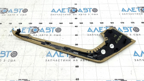 Right side center console trim for Porsche Macan 15-26, beige leather