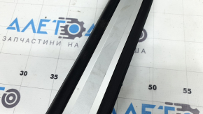 Audi Q5 8R 09-17 black and chrome outer door sill trim, front left, scratches, abrasions