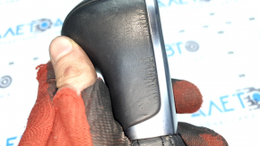 Audi Q5 8R 12-17 gear knob, black leather, scratches, broken mount
