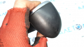 Audi Q5 8R 12-17 gear knob, black leather, scratches, broken mount