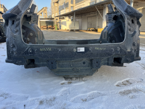 Porsche Macan 15-26 rear panel, 2 parts, on the body, blue