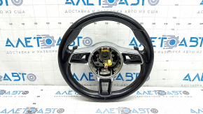 Porsche Macan 15-26 steering wheel, black leather, heated, scratches