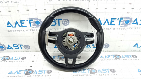 Porsche Macan 15-26 steering wheel, black leather, heated, scratches