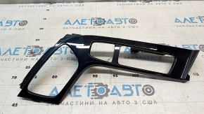 Cadillac CTS 14 center console trim panel - gloss black, with gear indicator light, scratches