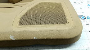 Door trim panel front left Porsche Macan 15-18 leather black and beige, without seat memory lighting, Bose