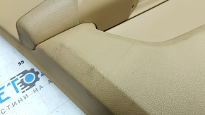 Door trim panel front left Porsche Macan 15-18 leather black and beige, without seat memory lighting, Bose
