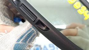 Interior mirror for Porsche Macan 15-19, black, rain sensor, auto-dimming, no peephole