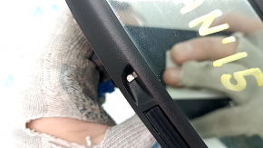 Interior mirror for Porsche Macan 15-19, black, rain sensor, auto-dimming, no peephole