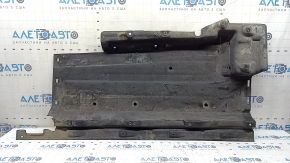 Left underbody protection for Audi Q5 8R 09-17, tears, worn
