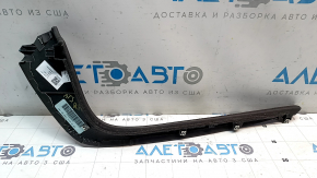 Cadillac ATS 13-19 center console trim, right side, black leather, dented