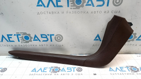 Cadillac ATS 13-19 center console trim, right side, black leather, dented