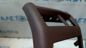 Rear center console trim for Cadillac ATS 13 - brown, pocket-sized, scratches
